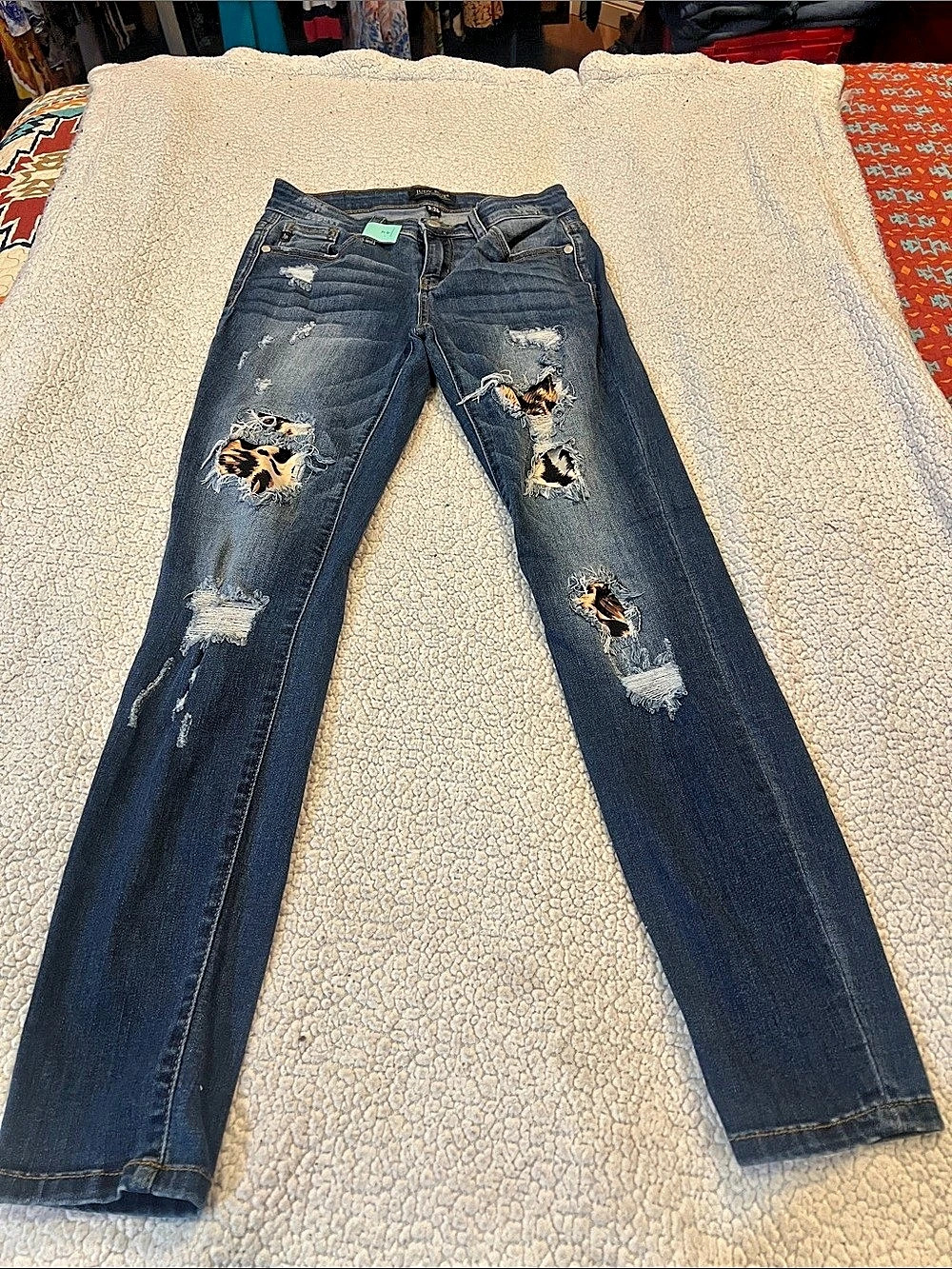 Judy Blue Skinny Fit Skinny Jeans Blue Waist 3/26